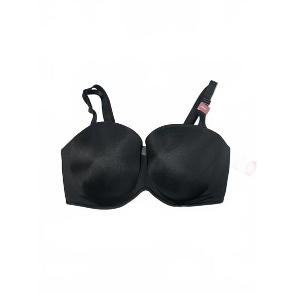 Vanity Fair Other - Cacique Bra 40ddd Black Padded Lined Cup Underwire Adjustable Strap